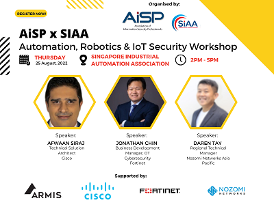 AutomationSG-SIAA-Automation-IoT-Robotics-Cybersecurity-Workshop-2022